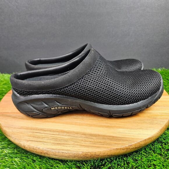 Merrell Encore Breeze 3 Women's Size 8 Black Slip On Casual Mule Shoes J48250 - Picture 1 of 11